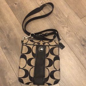 Black coach purse